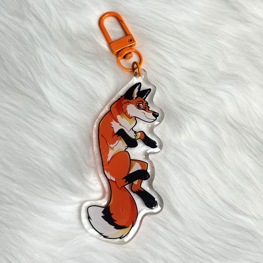 Fox 3inch Acrylic Charm