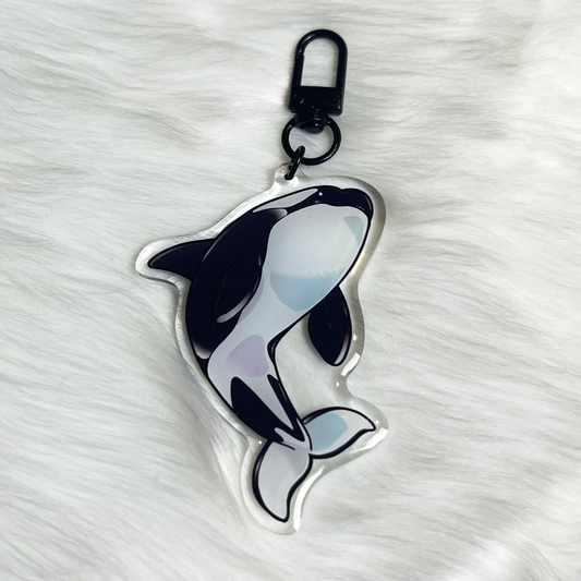 Orca 3inch Acrylic Charm