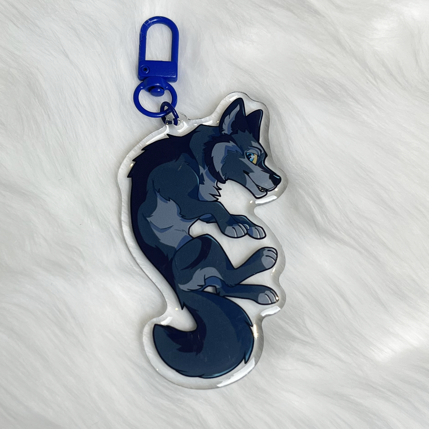 Wolf 3inch Acrylic Charm